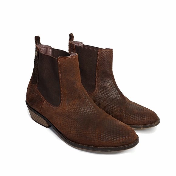 Roxy Shoes - LAST CALL!! Roxy Embossed Leather Ankle Boots